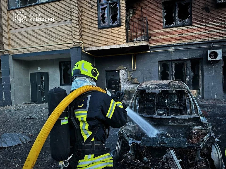 Внаслідок російської атаки на Київщину постраждала трирічна дитина