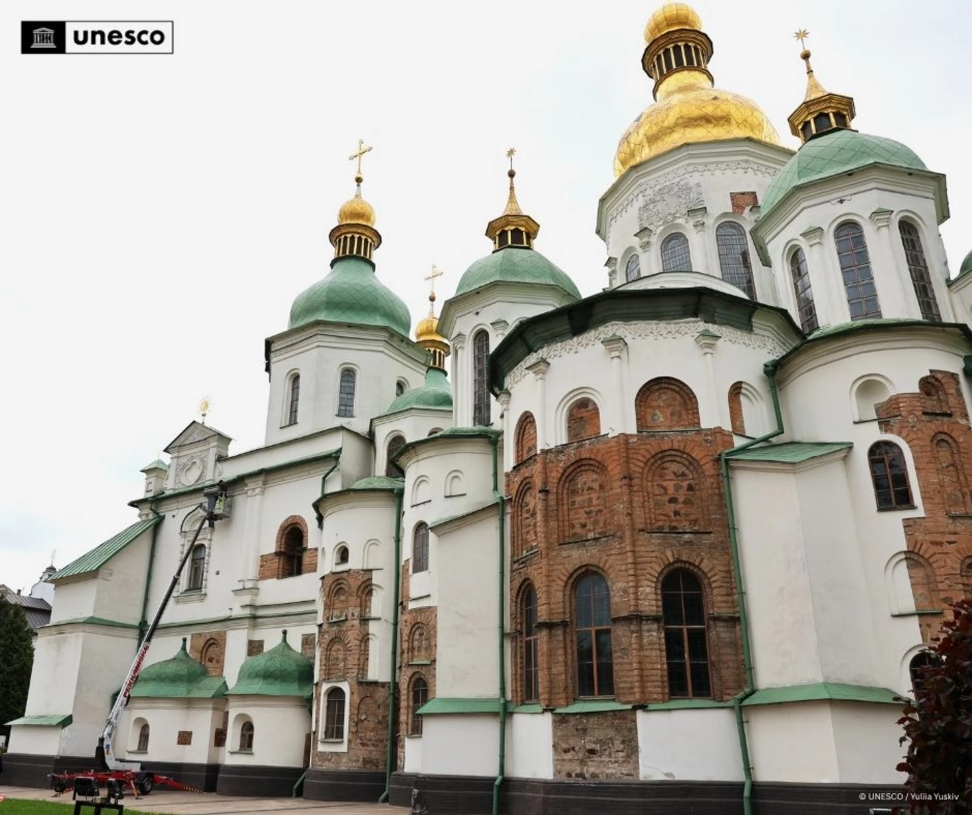 На Софійському соборі встановлюють сейсмодатчики для захисту пам’ятки