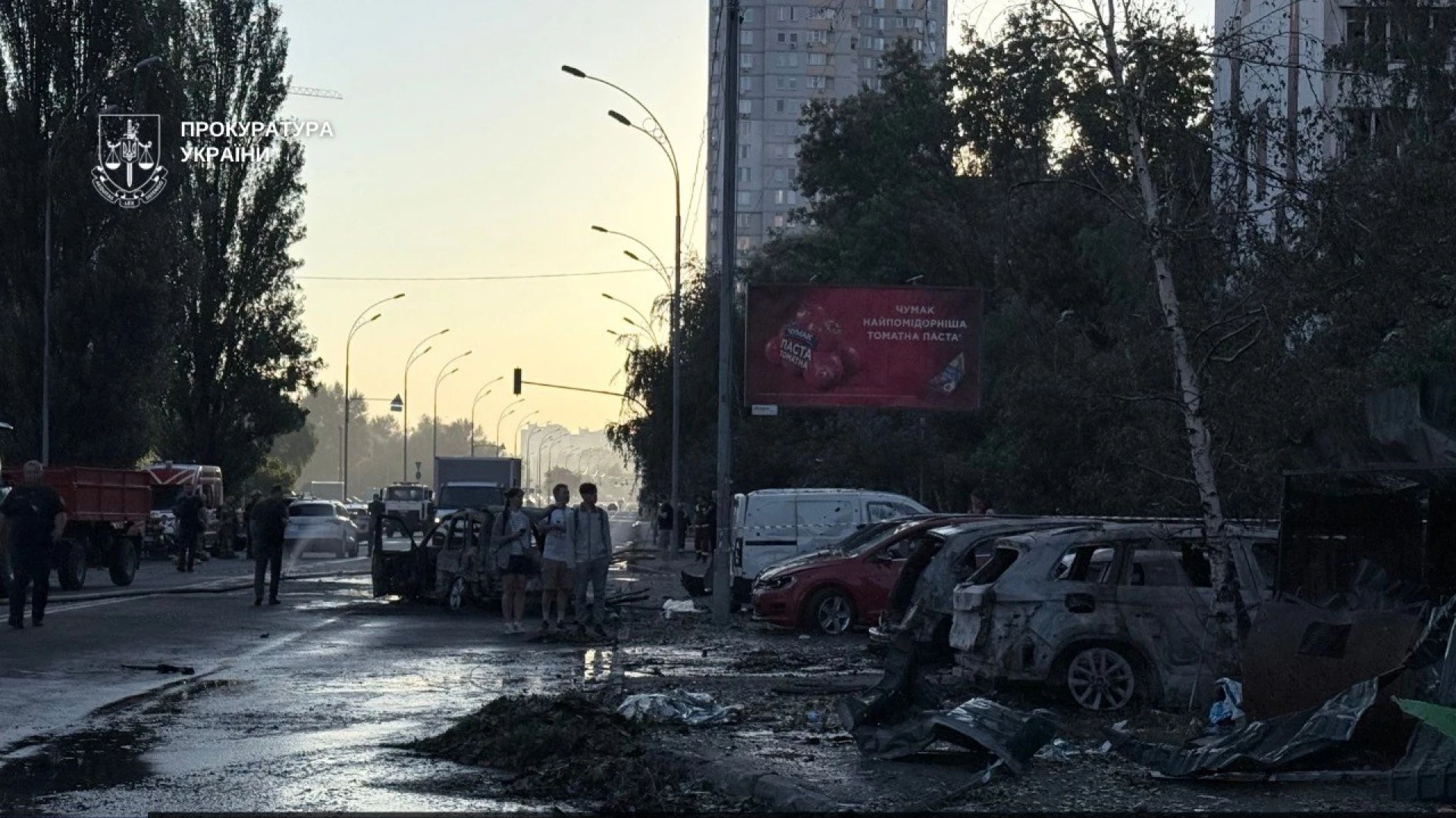 У столиці документують наслідки атаки рф: пошкодження зафіксували в семи районах Києва
