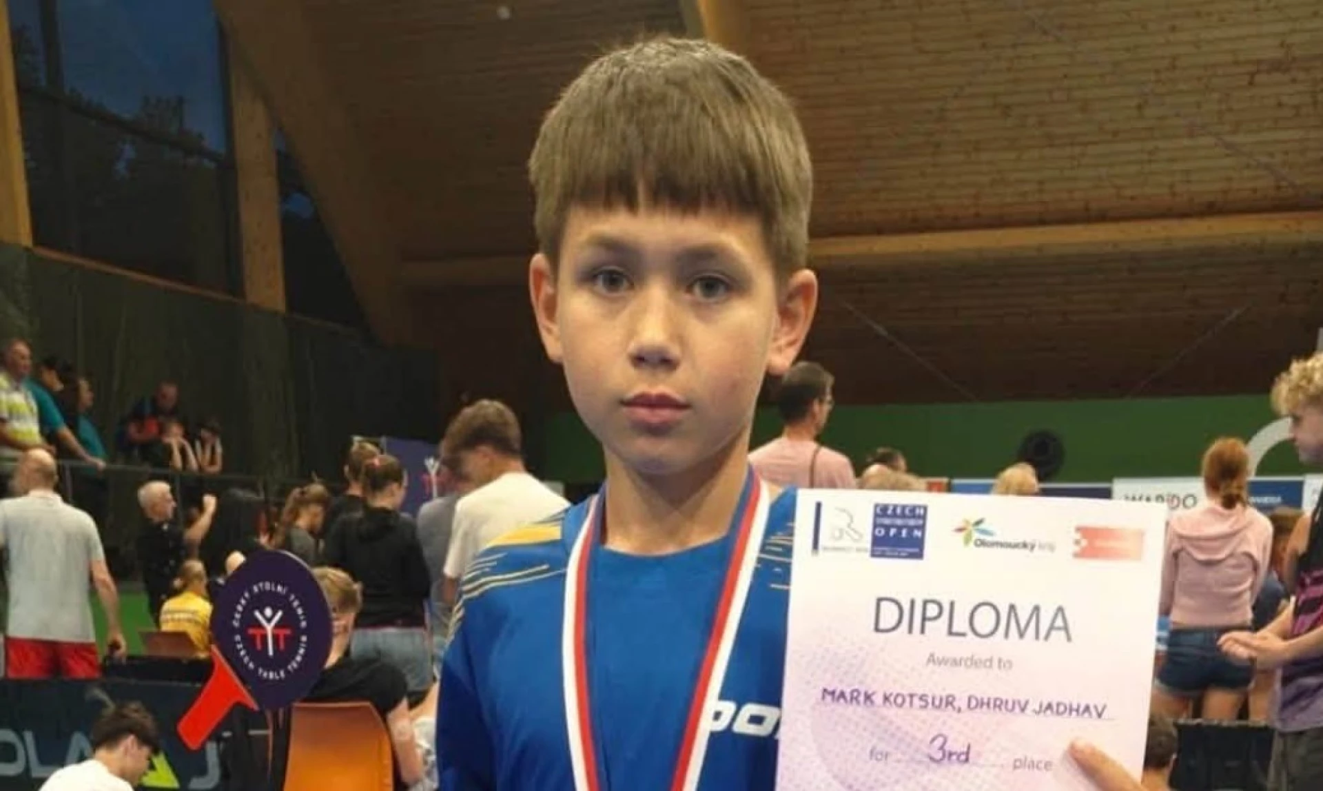 11-річний черкасець Марк Коцур завоював дві медалі на міжнародних змаганнях у Чехії