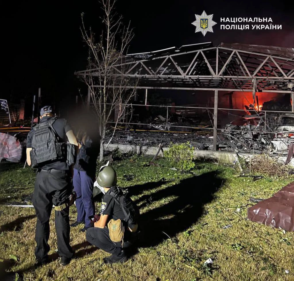В поліції показали наслідки атаки на Київщину
