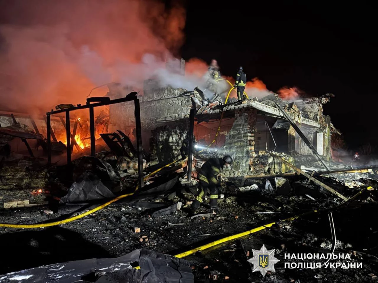 В поліції показали наслідки атаки на Київщину