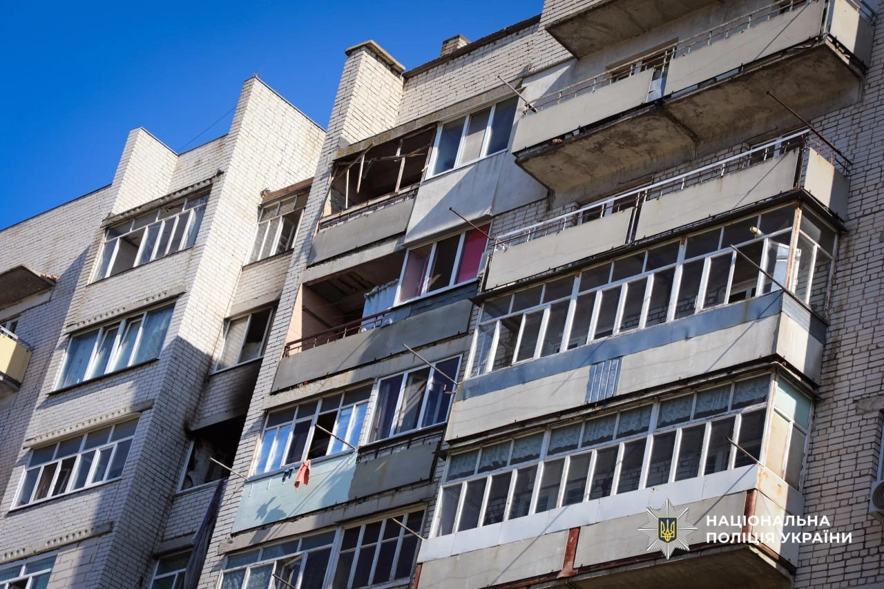 Власників квартири у Смілі, куди влучив дрон зі шрапнеллю, не було вдома – поліція