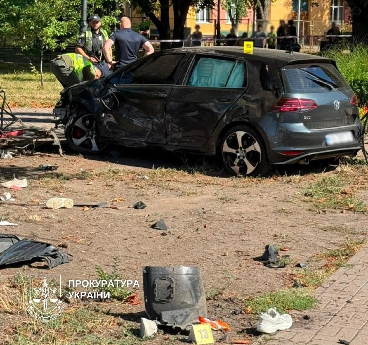 Водієві, який влетів у зупинку в Києві, повідомили про підозру