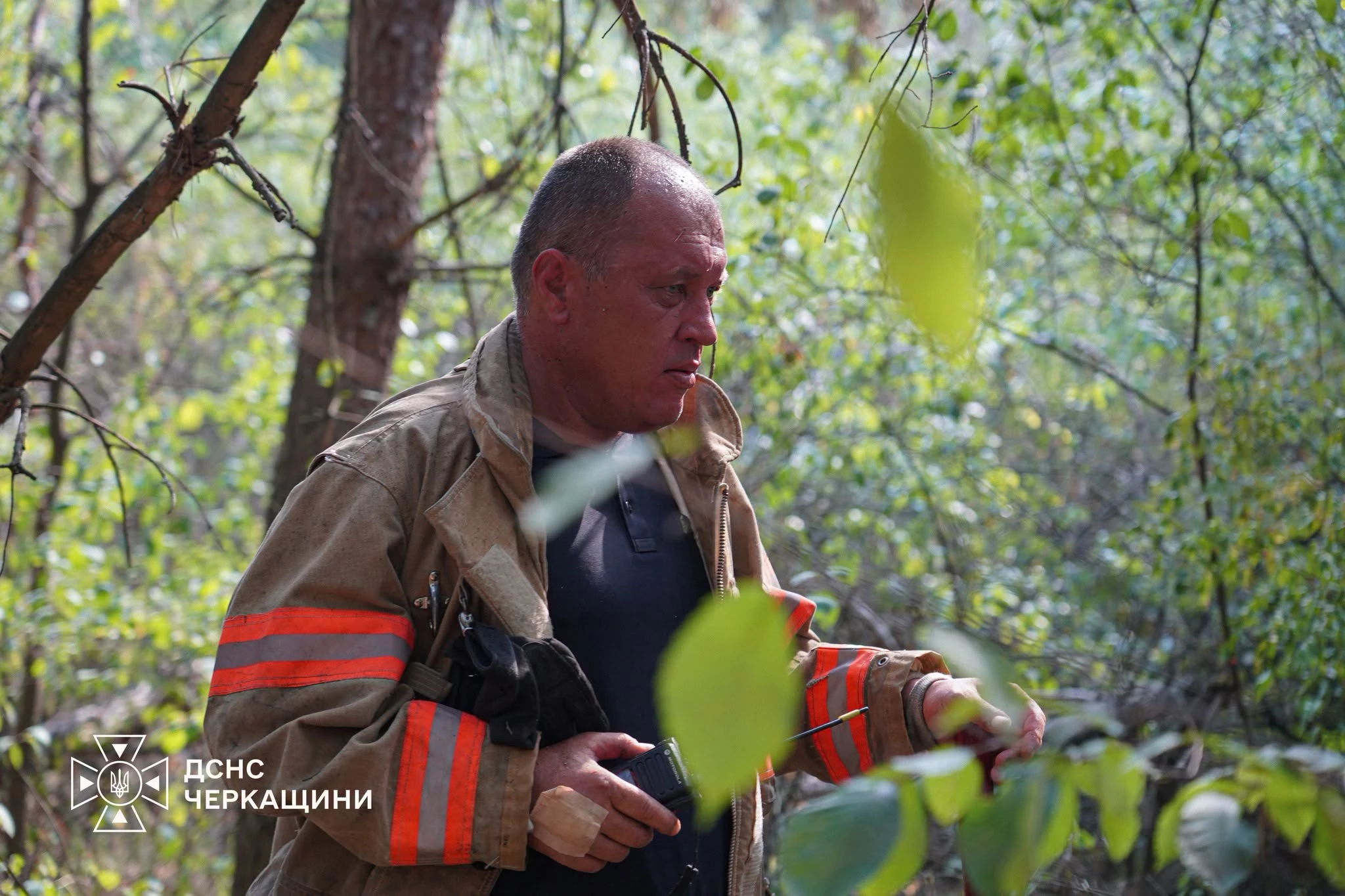 Лісову пожежу локалізували на 122 га у Черкаській області. Відео