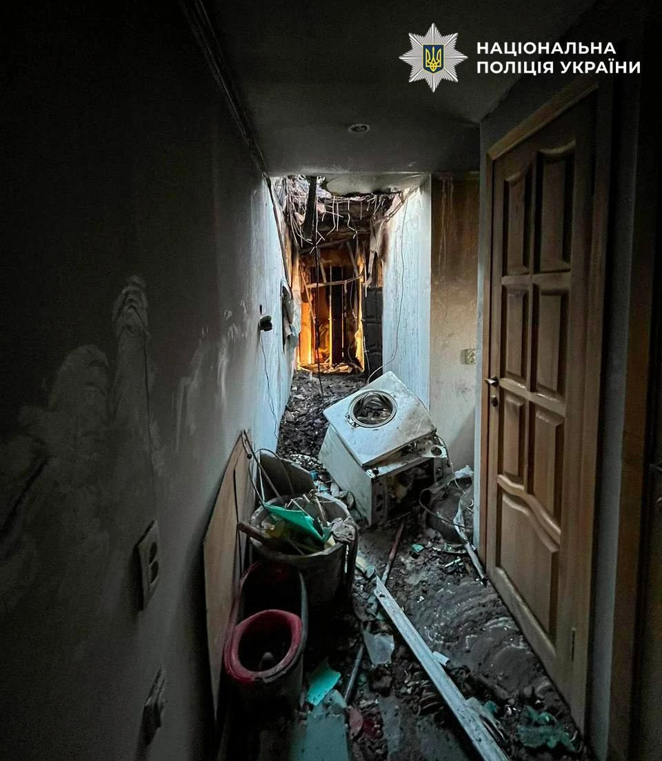 У Києві внаслідок атаки рф постраждали двоє людей, пошкоджено будинки