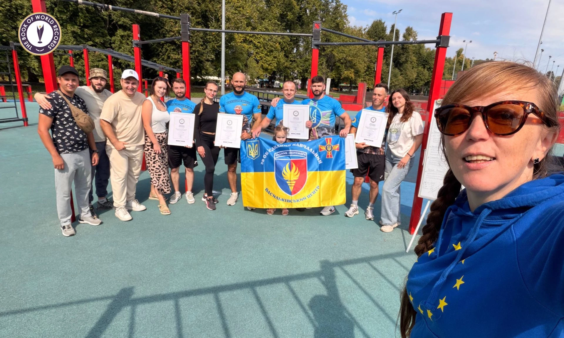 У Києві військові встановили рекорд України: 2025 підтягувань за дві години