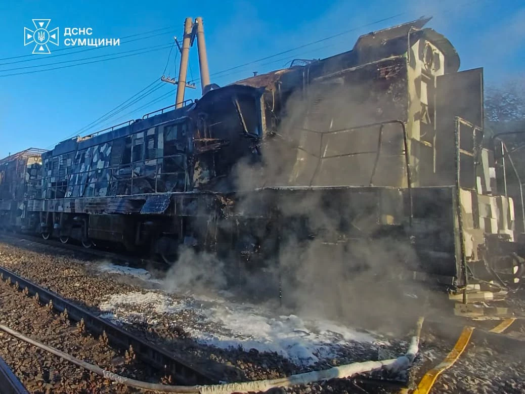 Російські дрони двічі вдарили по поїзду Київ—Суми