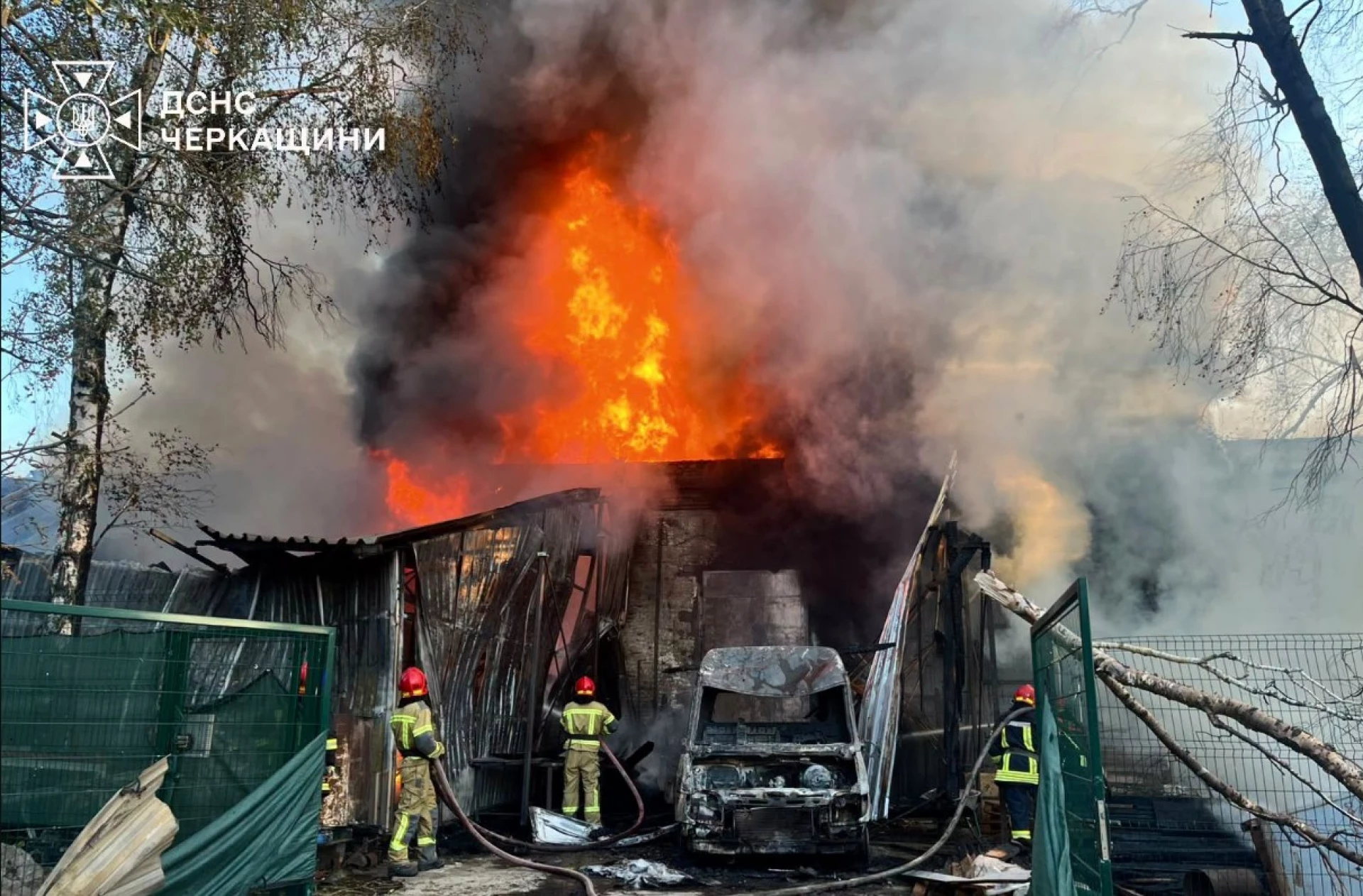 Приліт дрона на Черкащині: показали фото з наслідками обстрілу