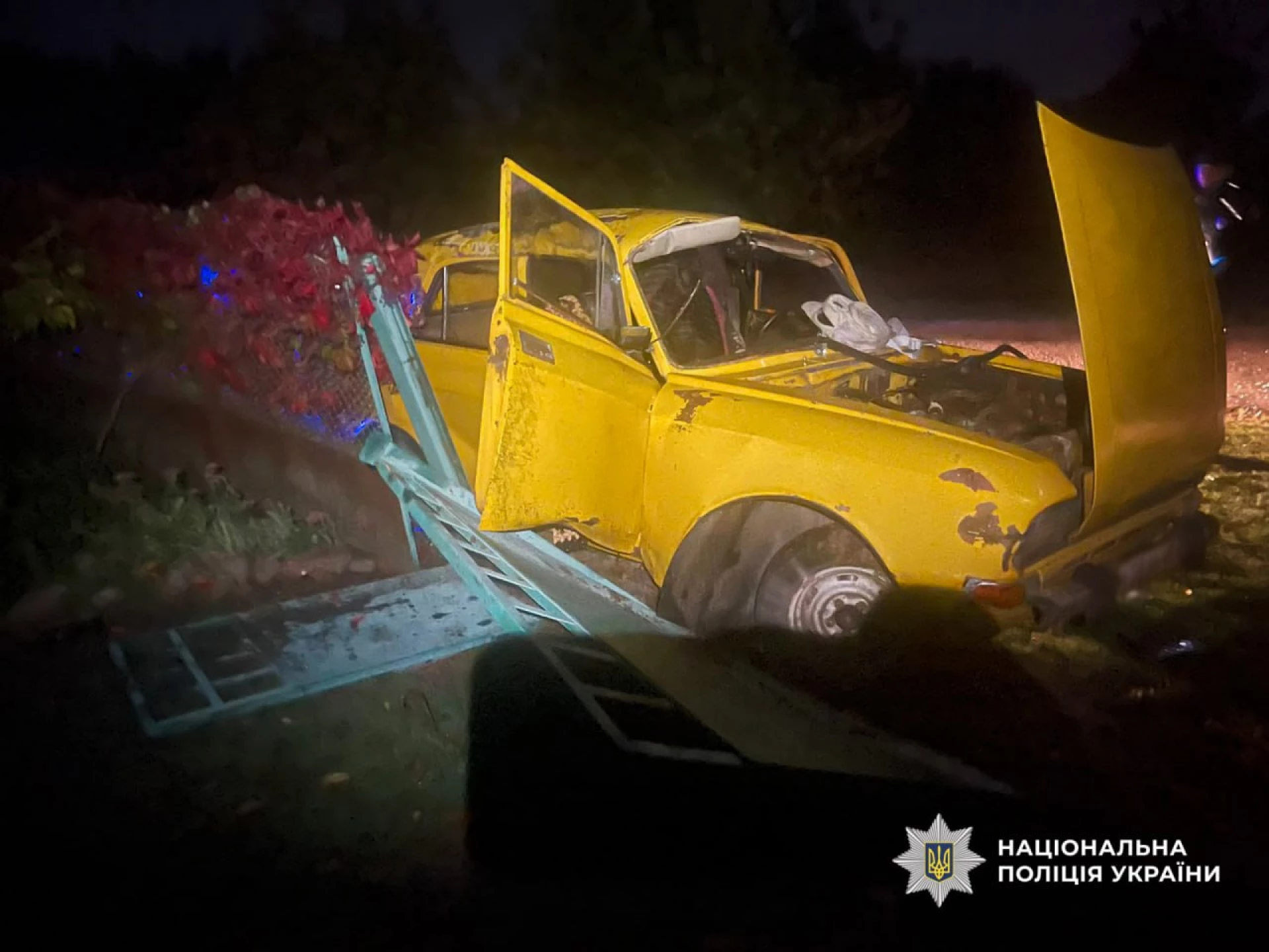 Автомобіль перекинувся на Черкащині