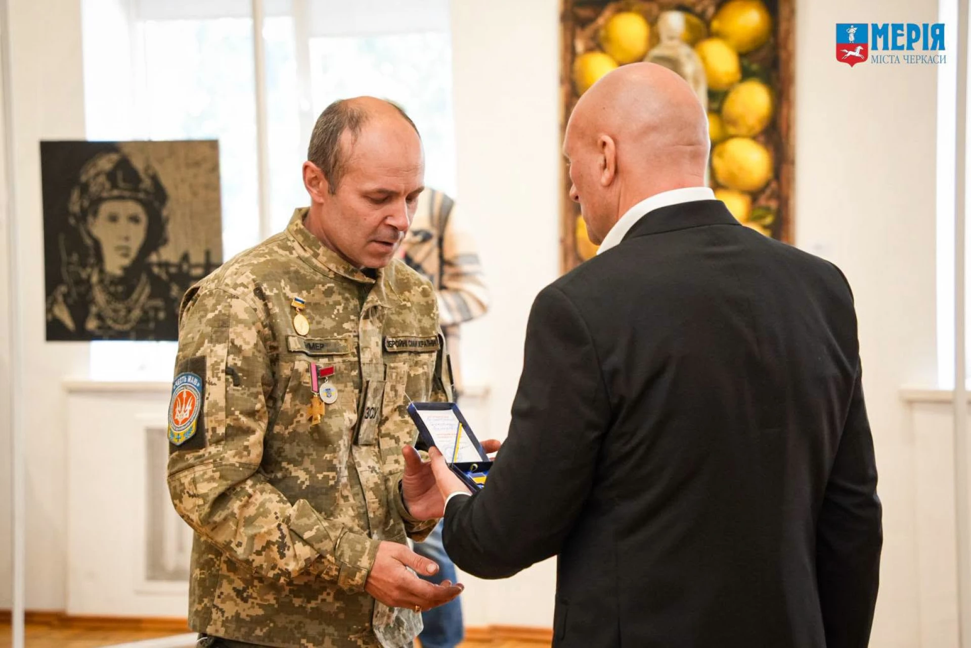 У Черкасах військових і волонтерів відзначили до Дня захисників і захисниць України