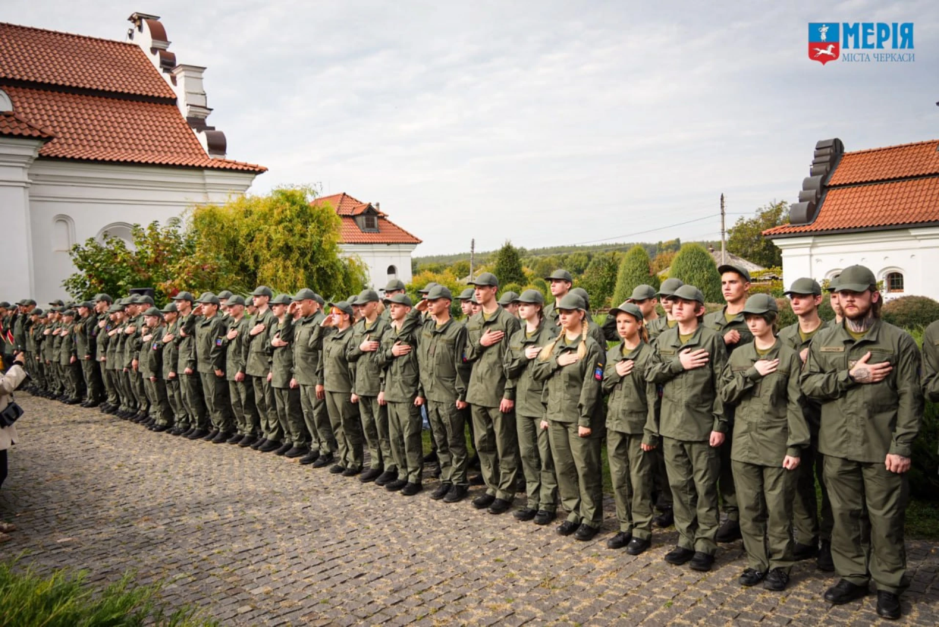 У Чигирині вихованці Черкаського ліцею з посиленою військово-фізичною підготовкою склали присягу