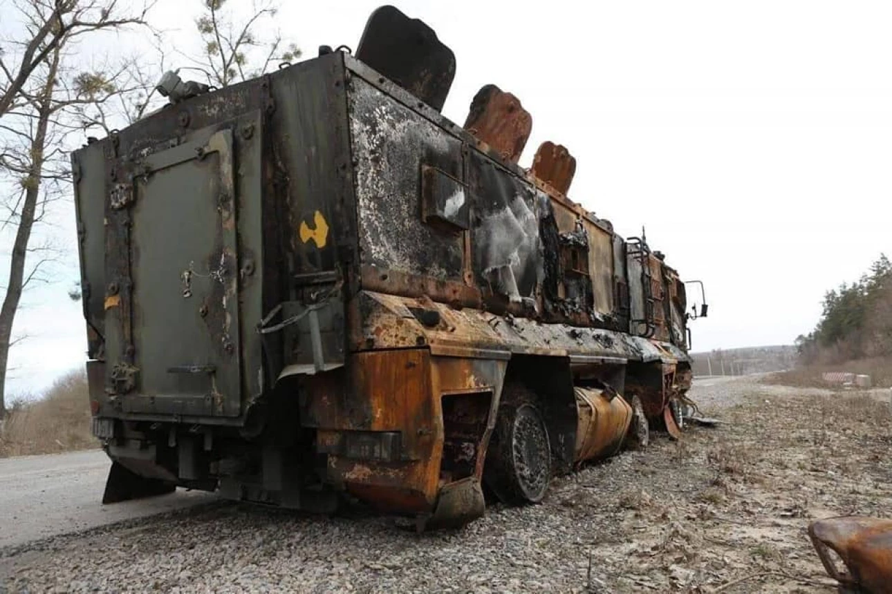 Українці знищили російський «Тайфун», захищений від мін та засідок. Фото
