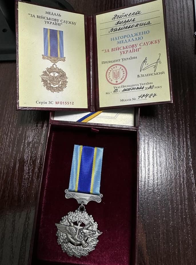 Начальника Могилів-Подільського прикордонного загону відзначили медаллю «За військову службу Україні»