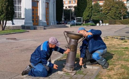 У Черкасах консервують питні фонтанчики та водограї
