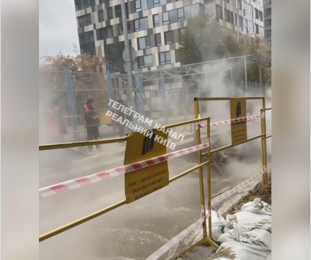 На Діловій в столиці локалізували витік теплоносія