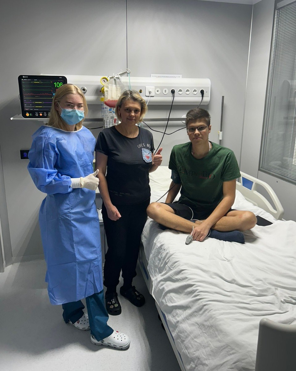 Юнак з Донеччини у столичній лікарні отримав другий шанс на життя