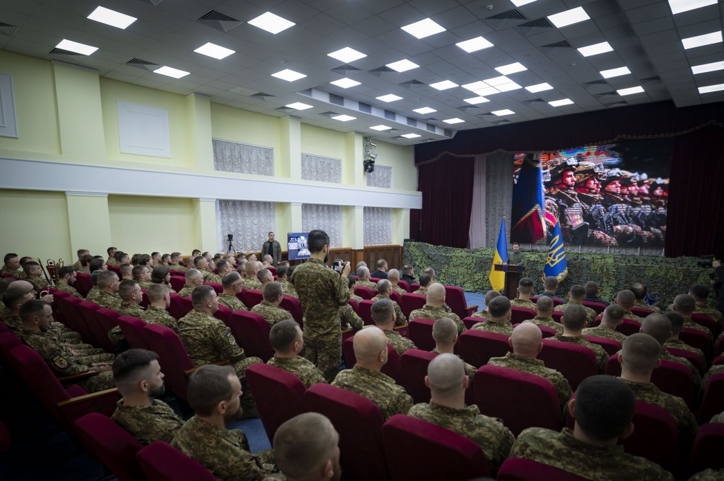 Президент привітав нацгвардійців із Днем Національної гвардії України та відзначив їх державними нагородами