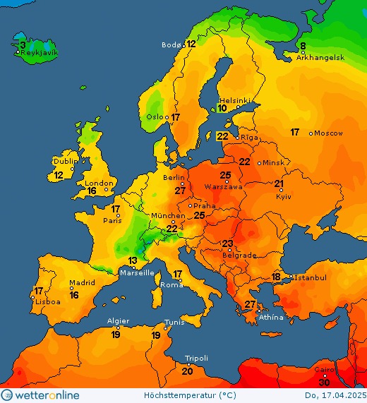 На Чистий четвер в Україні прогнозують до +24 тепла