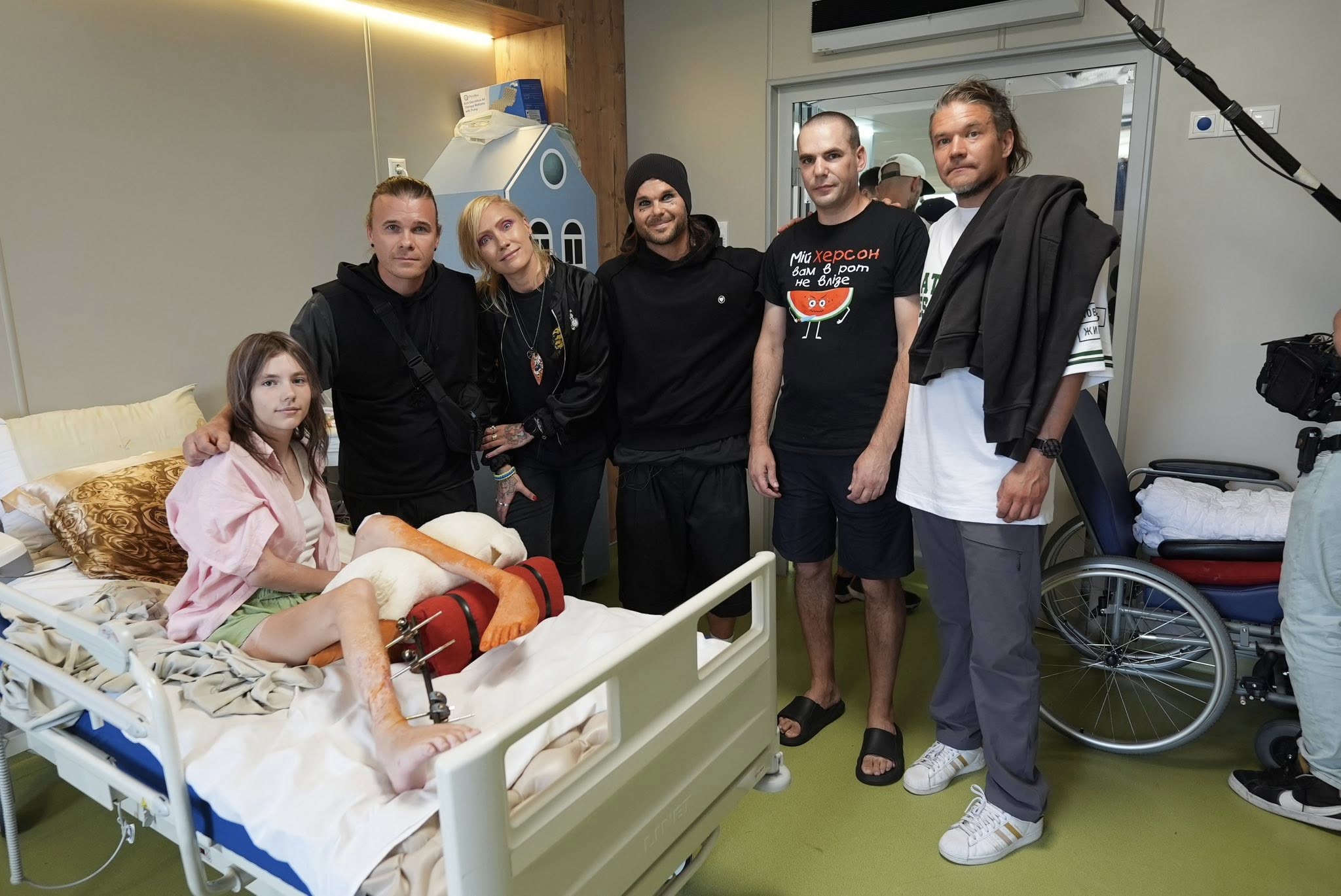 Фінський рок-гурт The Rasmus познайомився з пацієнтами Охматдиту