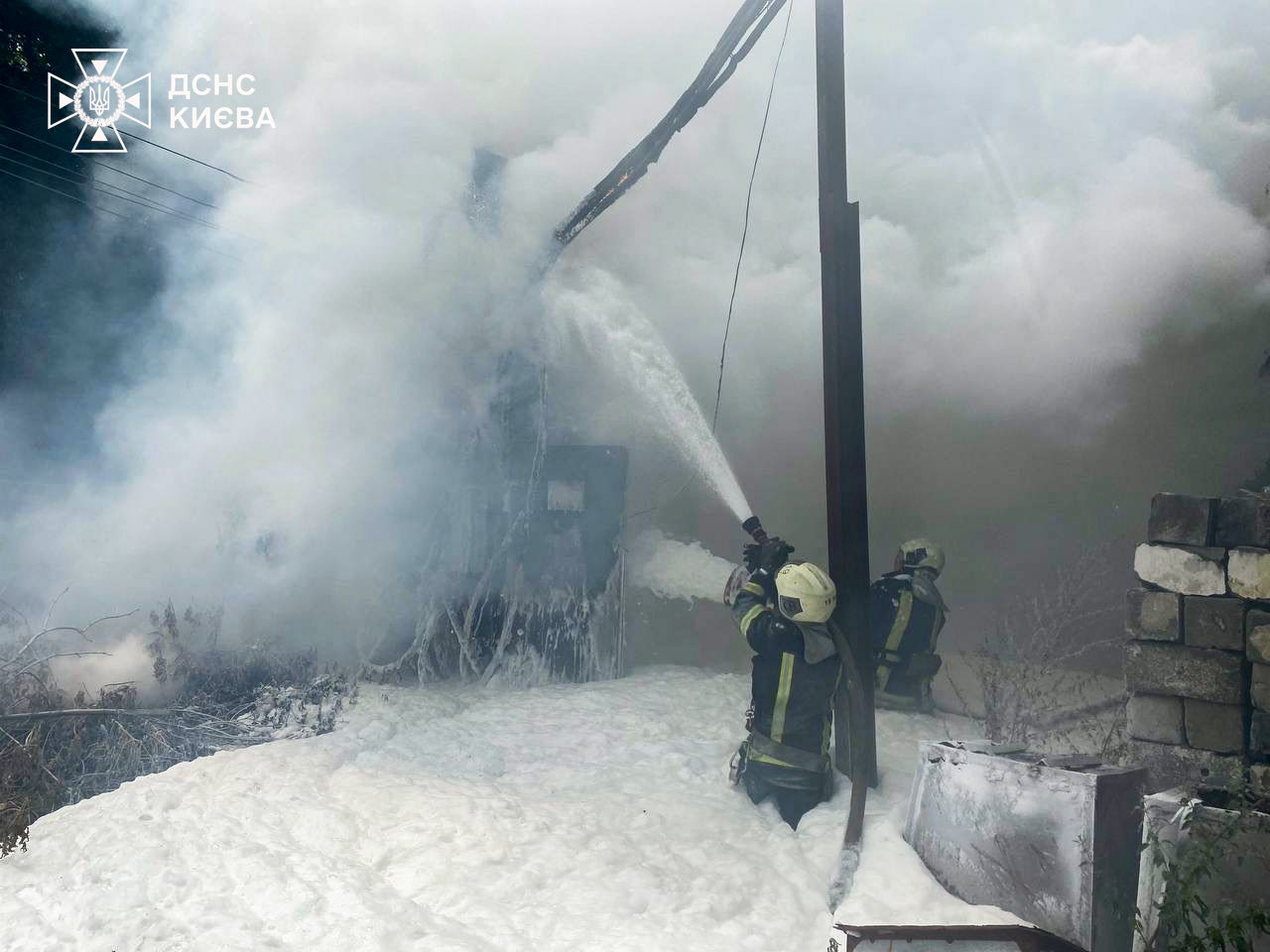 У Києві горіла трансформаторна підстанція