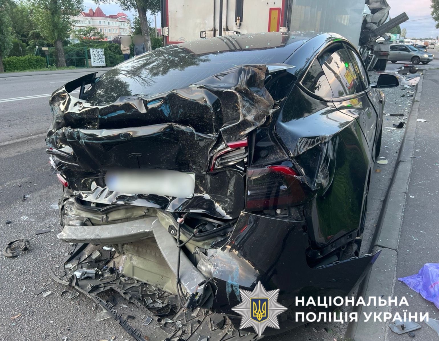 Масова аварія на Київщині: вантажівка пошкодила 5 авто - фото 4