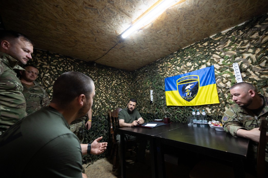 Володимир Зеленський поїхав до військових на Вовчанському напрямку