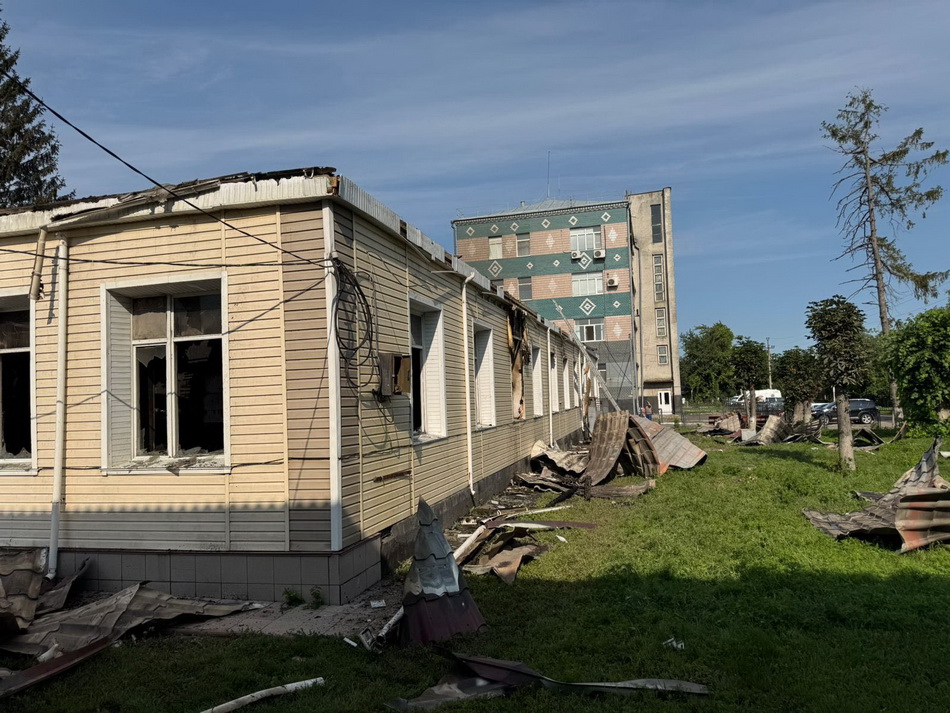 Наслідки пожежі в лікарні Крижополя: пошкоджено інфекційне відділення