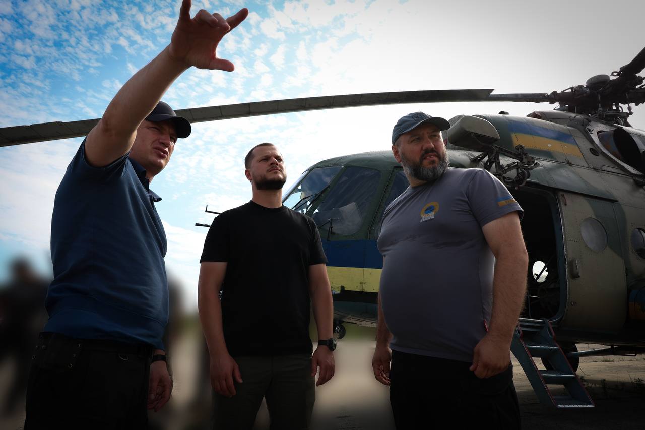 Київщина передала спецобладнання для вертольотів, що боронять українське небо