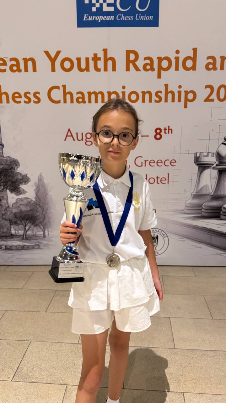 Юна шахістка з Бучі здобула «срібло» на Чемпіонаті Європи в Греції - фото 2