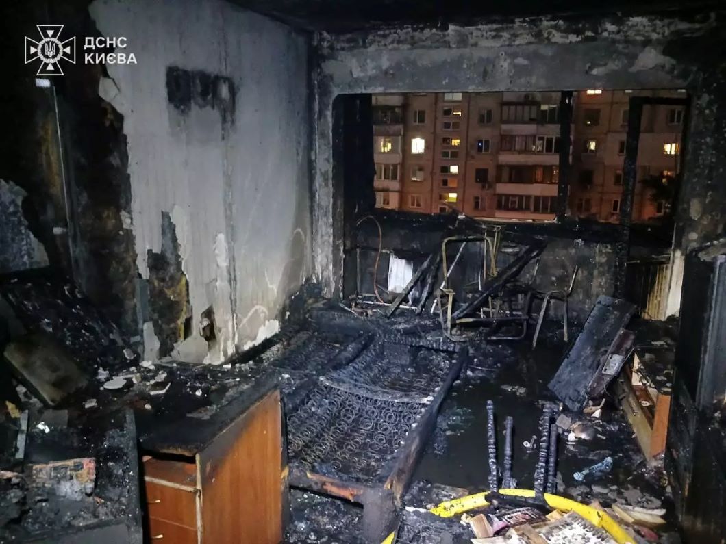 У Києві під час пожежі загинуло двоє людей