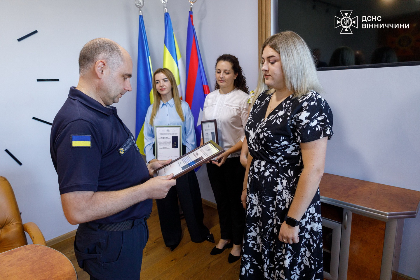 П’ятеро рятувальниць Вінниччини отримали погони лейтенантів