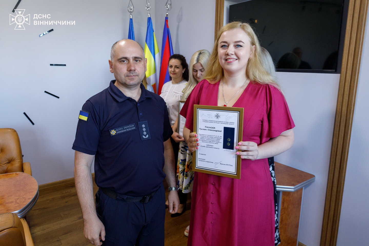 П’ятеро рятувальниць Вінниччини отримали погони лейтенантів - фото 3
