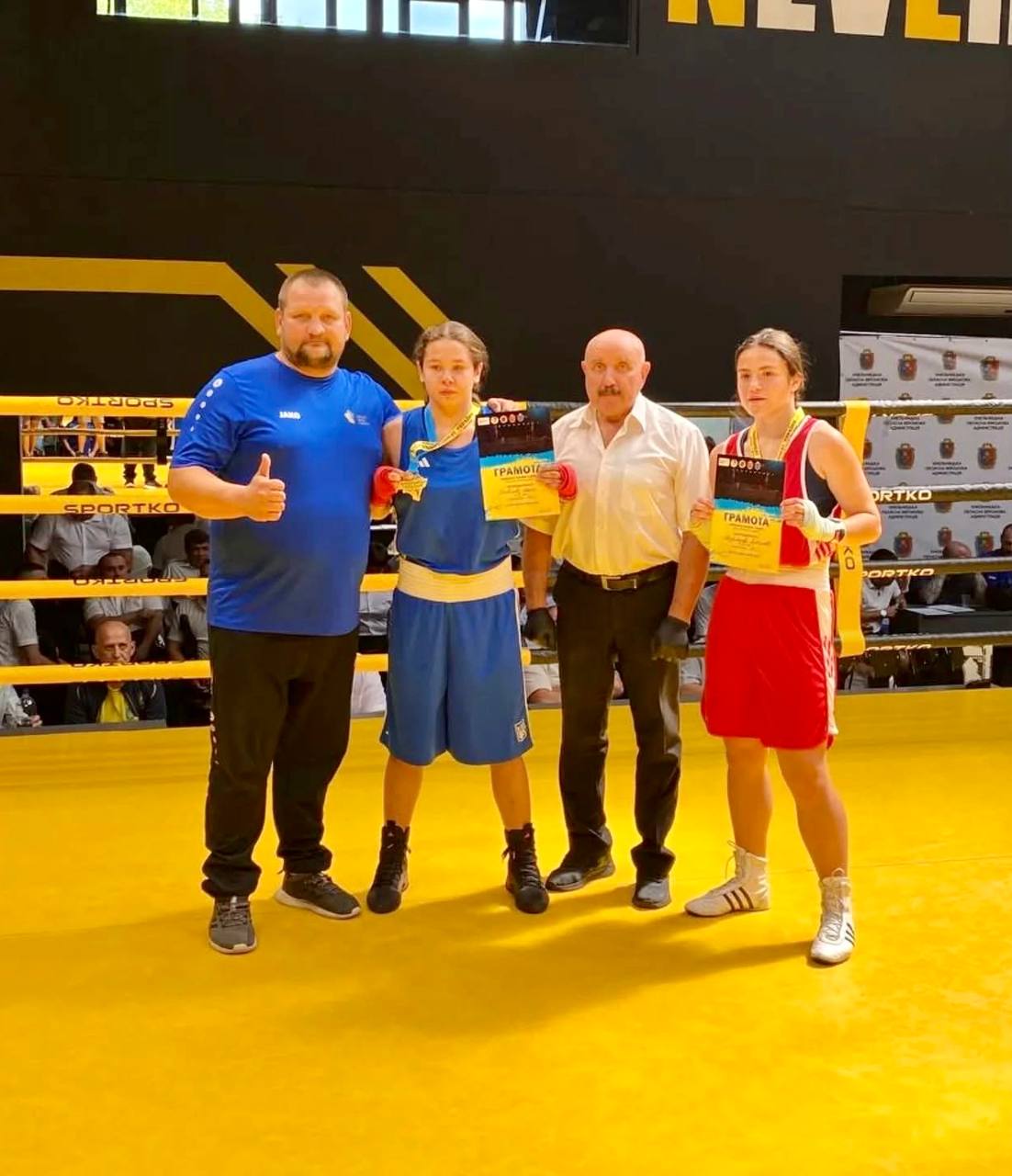Юна боксерка з Бучі стала чемпіонкою України