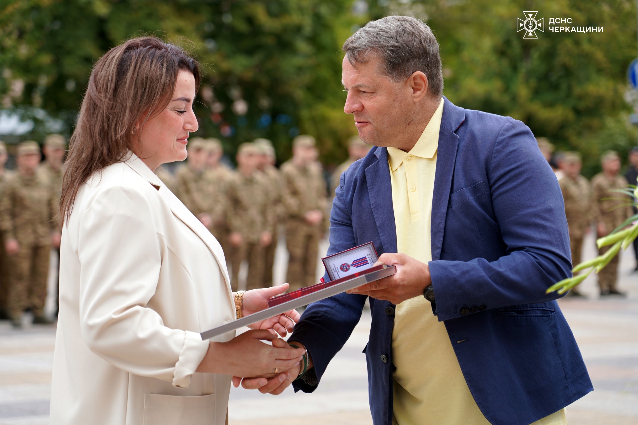 Черкаський рятувальник отримав відзнаку «Доблесть Черкащини»