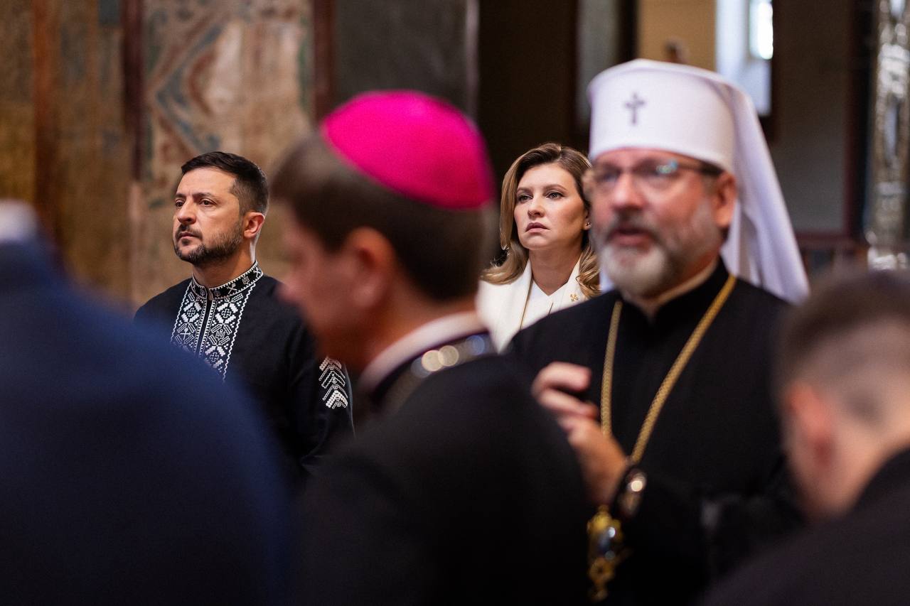З нагоди Дня Незалежності в Софійському соборі відбулася молитва за Україну
