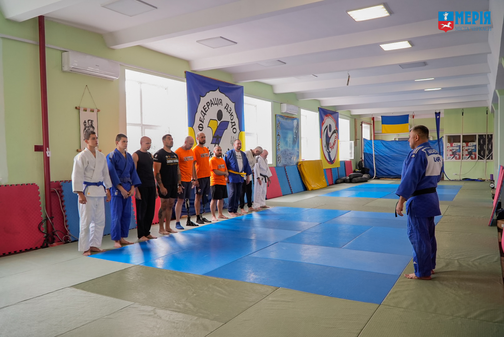 У Черкасах відбулось перше тренування з дзюдо для ветеранів