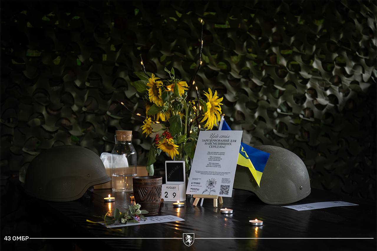 Підрозділи Сухопутних військ долучилися до акції «Стіл пам’яті». Фото - фото 2
