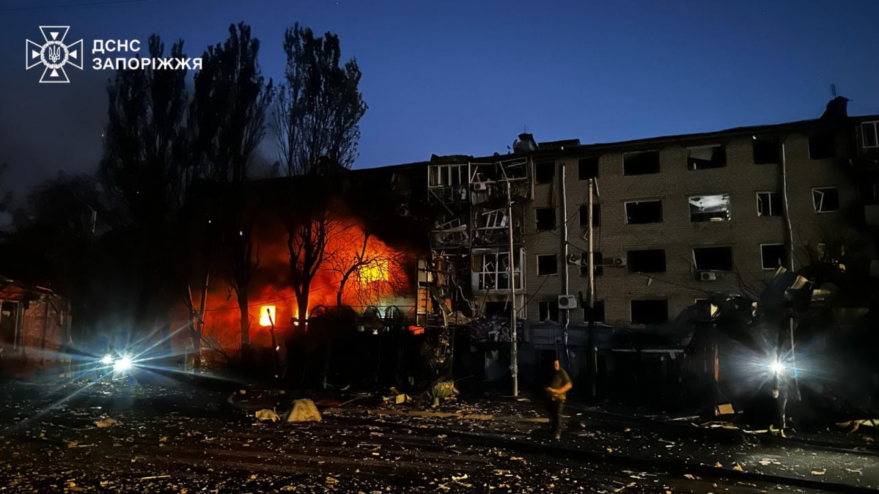 У Запоріжжі – влучання в 7 житлових будинків. Відео - фото 3