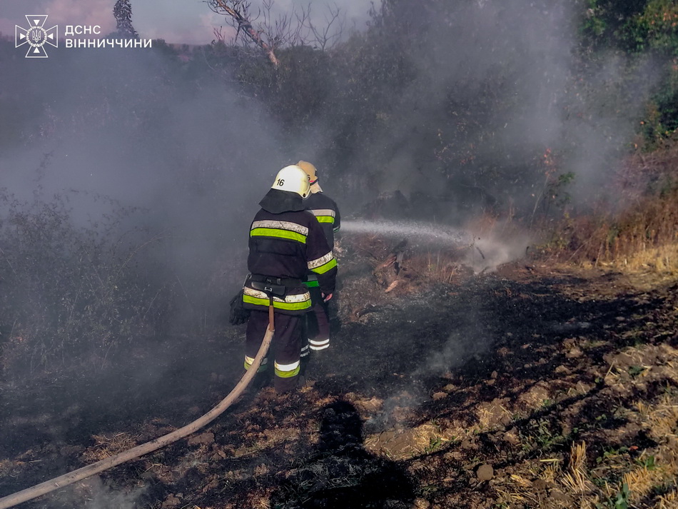 Чоловік отримав опіки через загоряння машини у Вінницькому районі