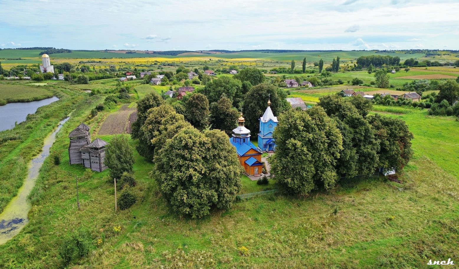 Забуте місто князів: фотограф показав Пересопницьке городище з висоти пташиного польоту