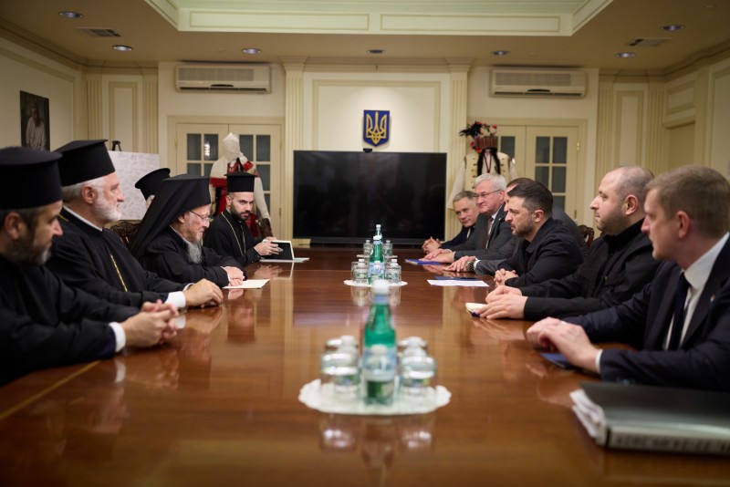 Зеленський і Вселенський Патріарх Варфоломій обговорили шляхи досягнення миру та подальший розвиток церкви в Україні