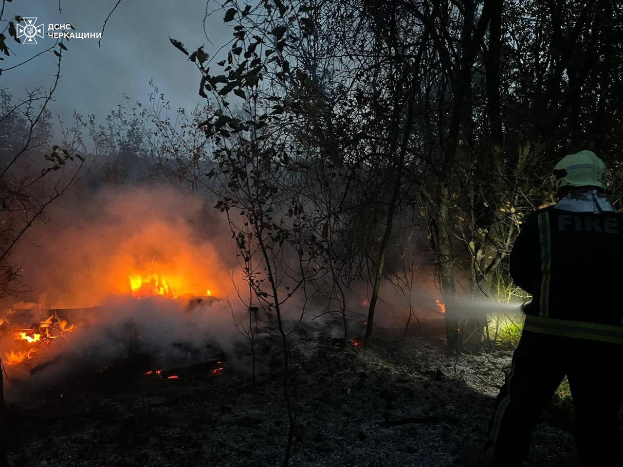 Рятувальники на Черкащині ліквідували 4 пожежі на відкритій території