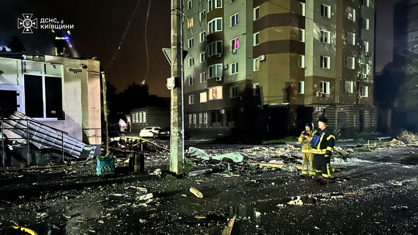 На Київщині ліквідовано наслідки ворожого обстрілу