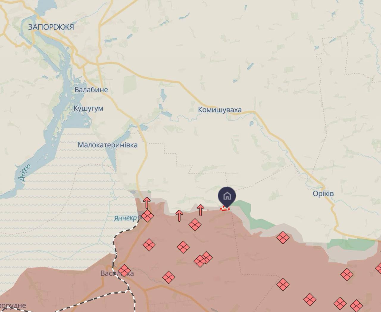 Військові звільнили від росіян населений пункт у Запорізькій області