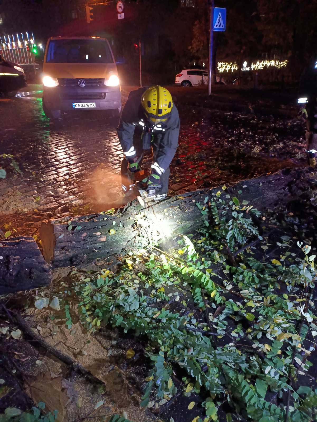 Рятувальники ліквідували наслідки негоди в шести районах Києва - фото 5