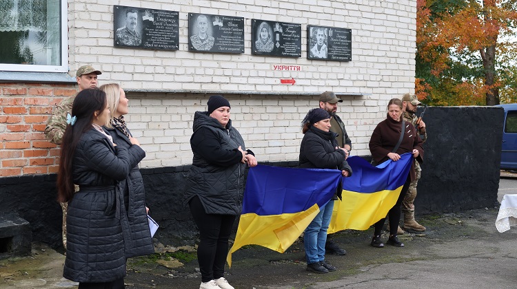 У селі на Вінниччині відкрили меморіальні дошки в пам'ять про загиблих односельців