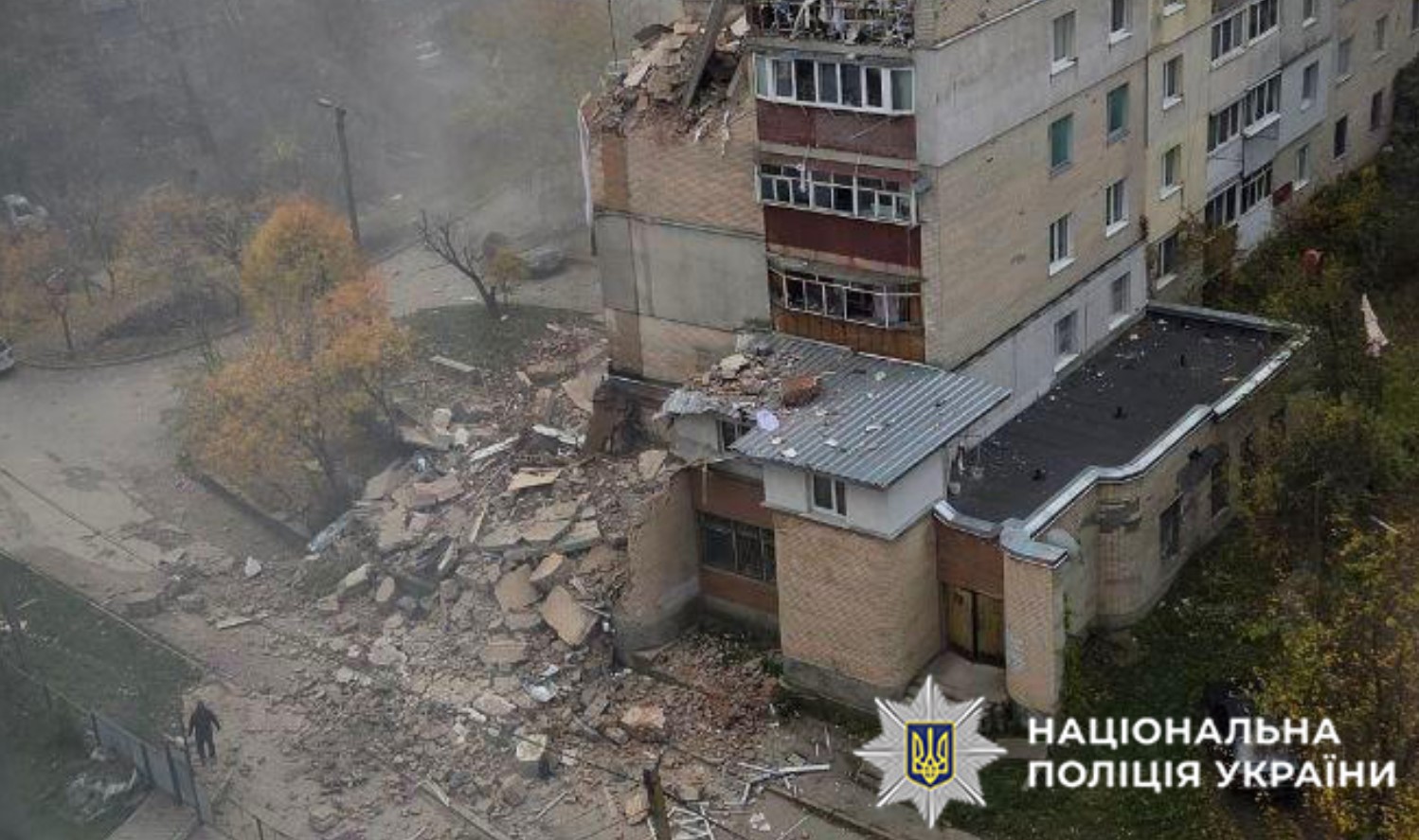Вибух у Хмельницькому зруйнував частину багатоповерхівки