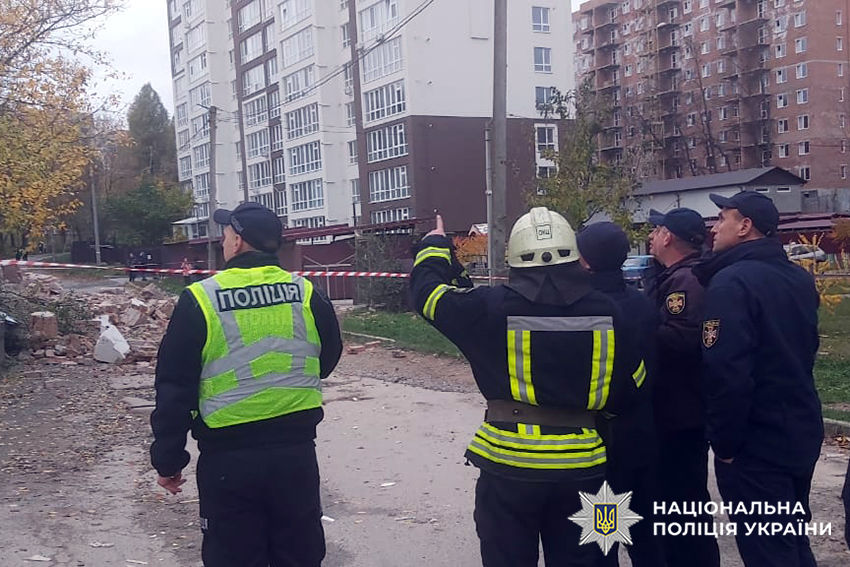 Вибух у Хмельницькому зруйнував частину багатоповерхівки