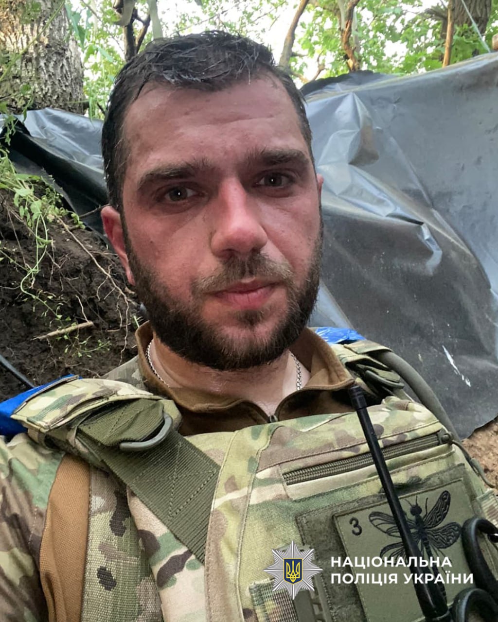 Черкаський поліцейський отримав відзнаку Президента «За оборону України»